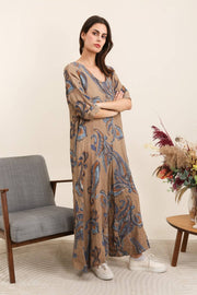 Spring and Summer Linen Jumpsuit
