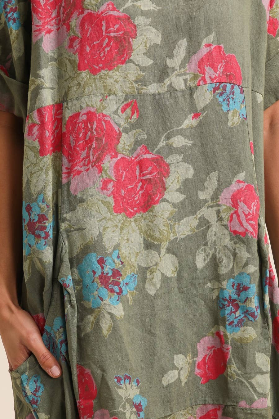Spring and Summer linen dress
