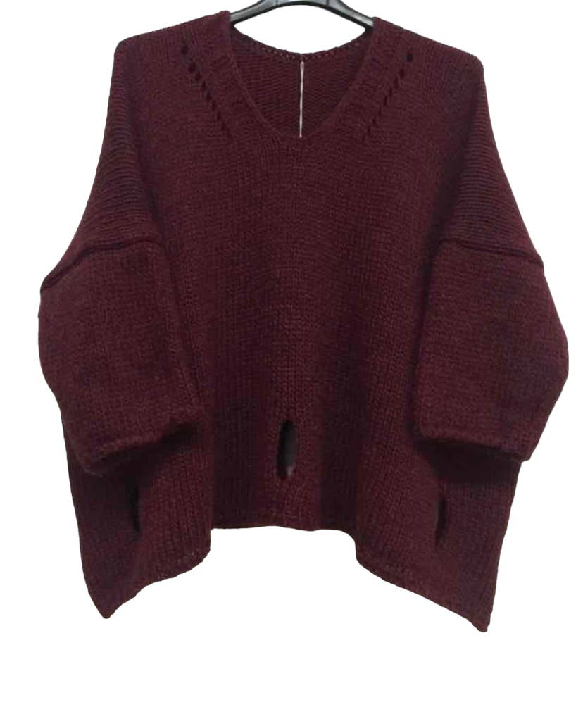 SWEATER 0860 FALL WINTER CLOTHING ALPACA