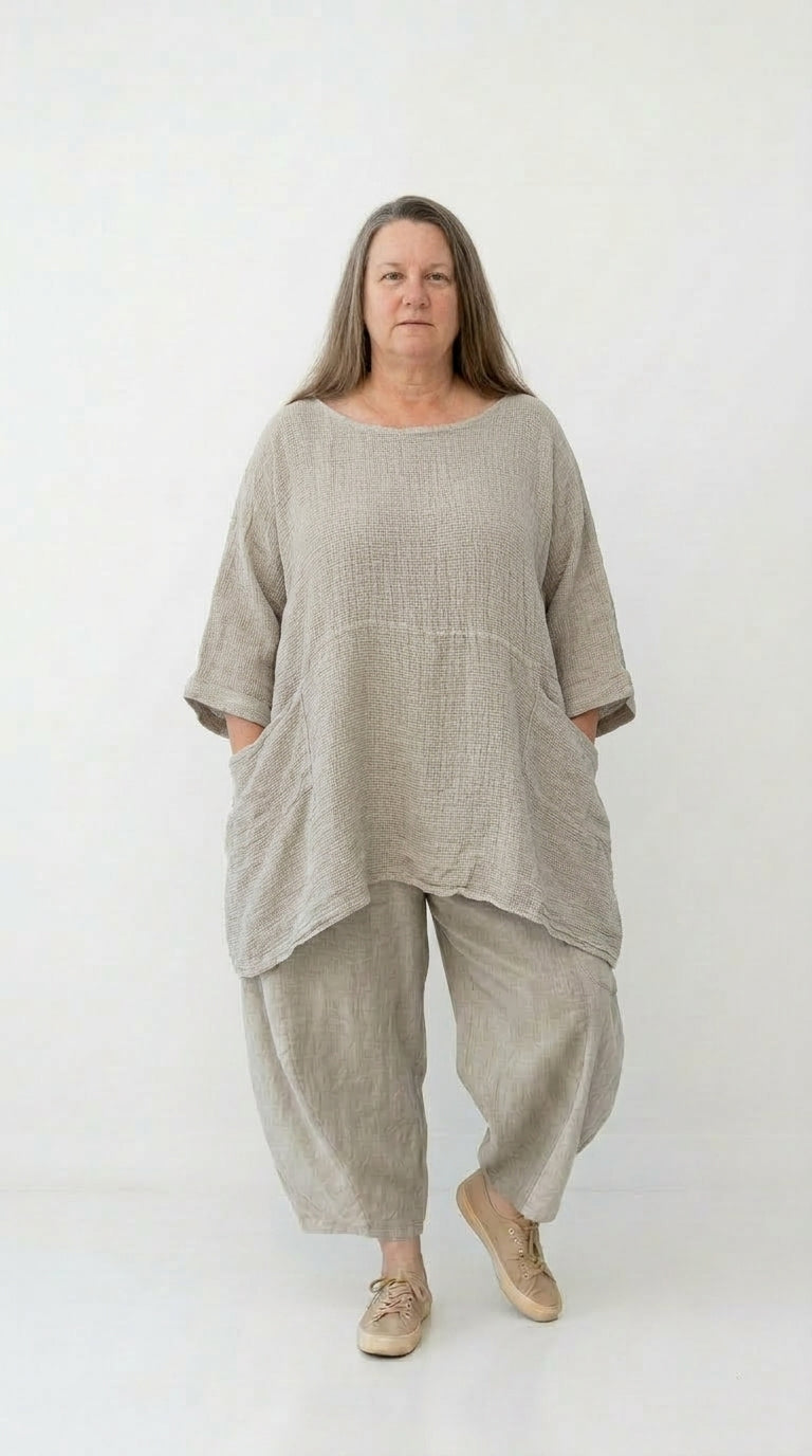 Linen and Cotton Pants