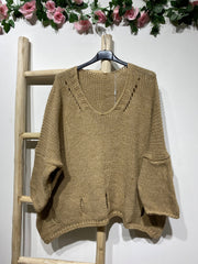 SWEATER 0860 FALL WINTER CLOTHING ALPACA