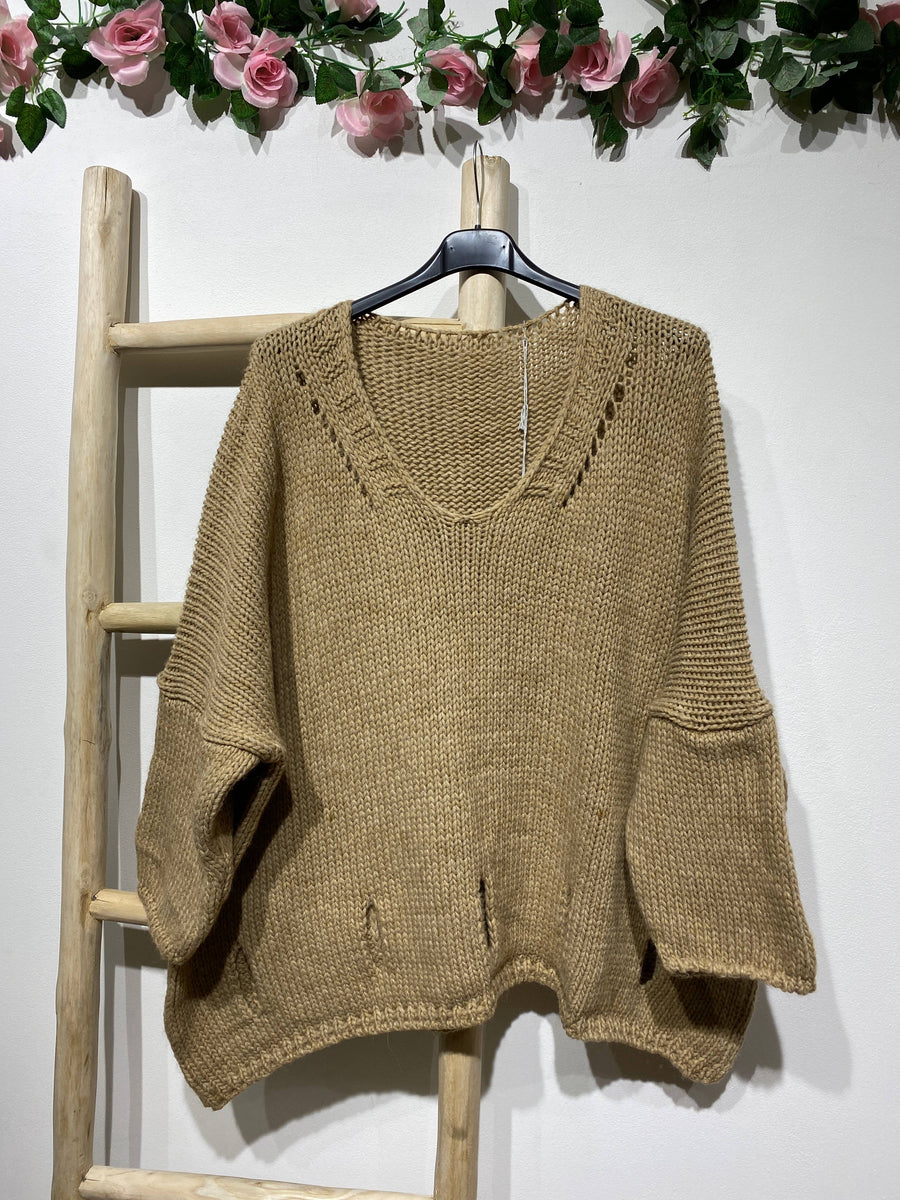 SWEATER 0860 FALL WINTER CLOTHING ALPACA