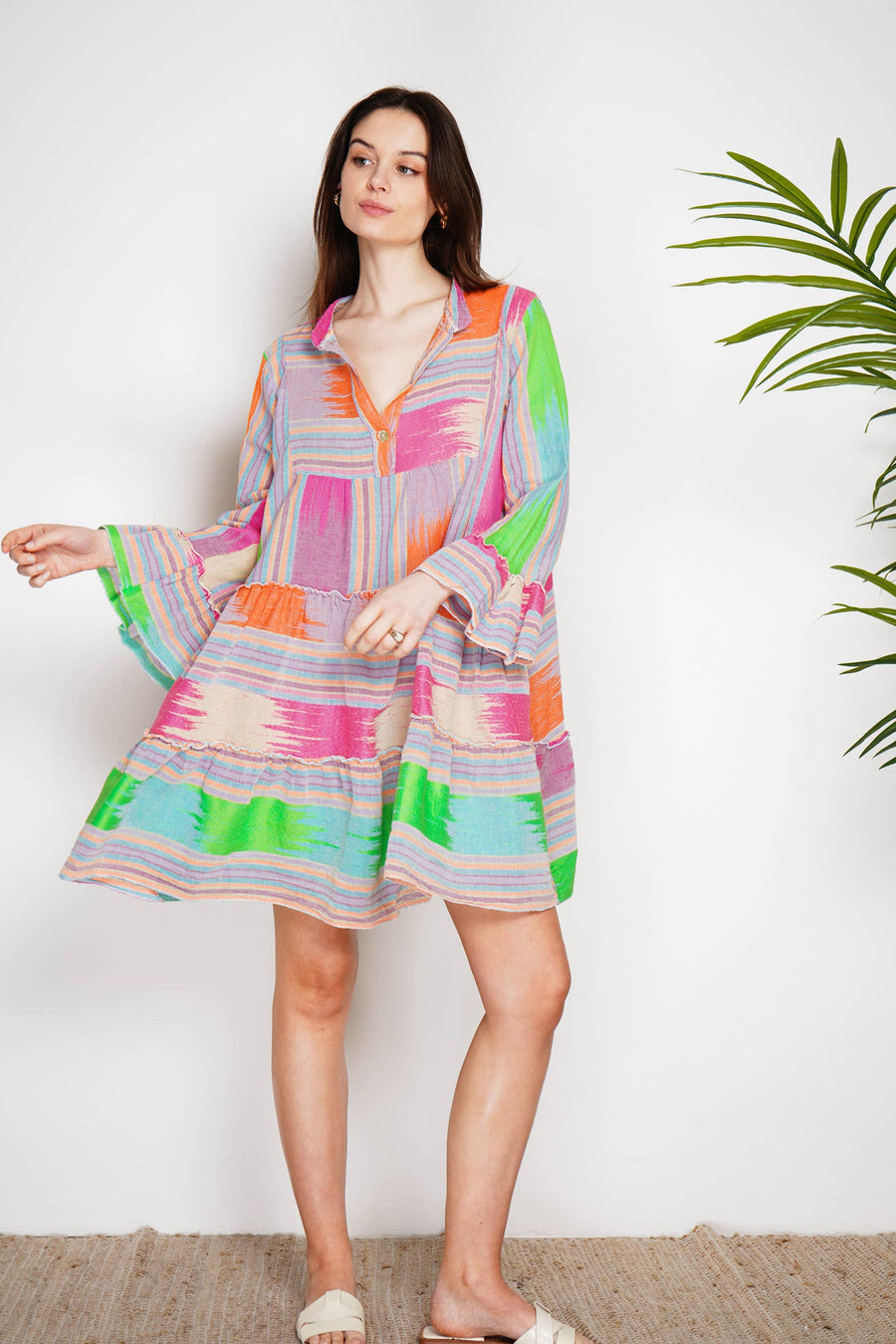 Embroidered Cotton Dress