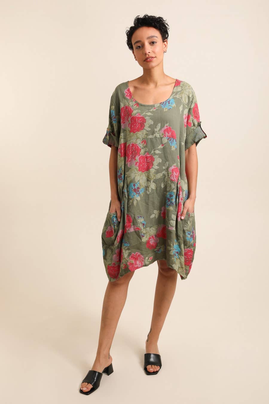 Spring and Summer linen dress