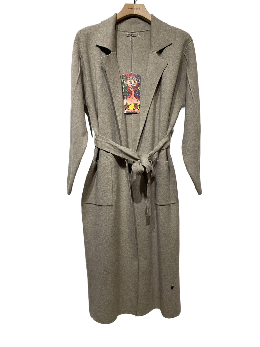 Classic knitted coat 13103. FALL WINTER CLOTHING