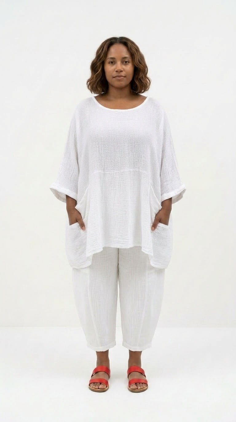 Linen and Cotton Pants