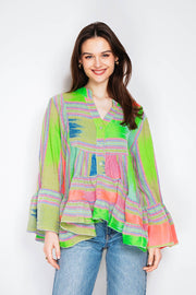 Embroidered Cotton Blouse