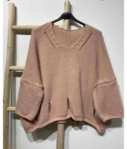 SWEATER 0860 FALL WINTER CLOTHING ALPACA