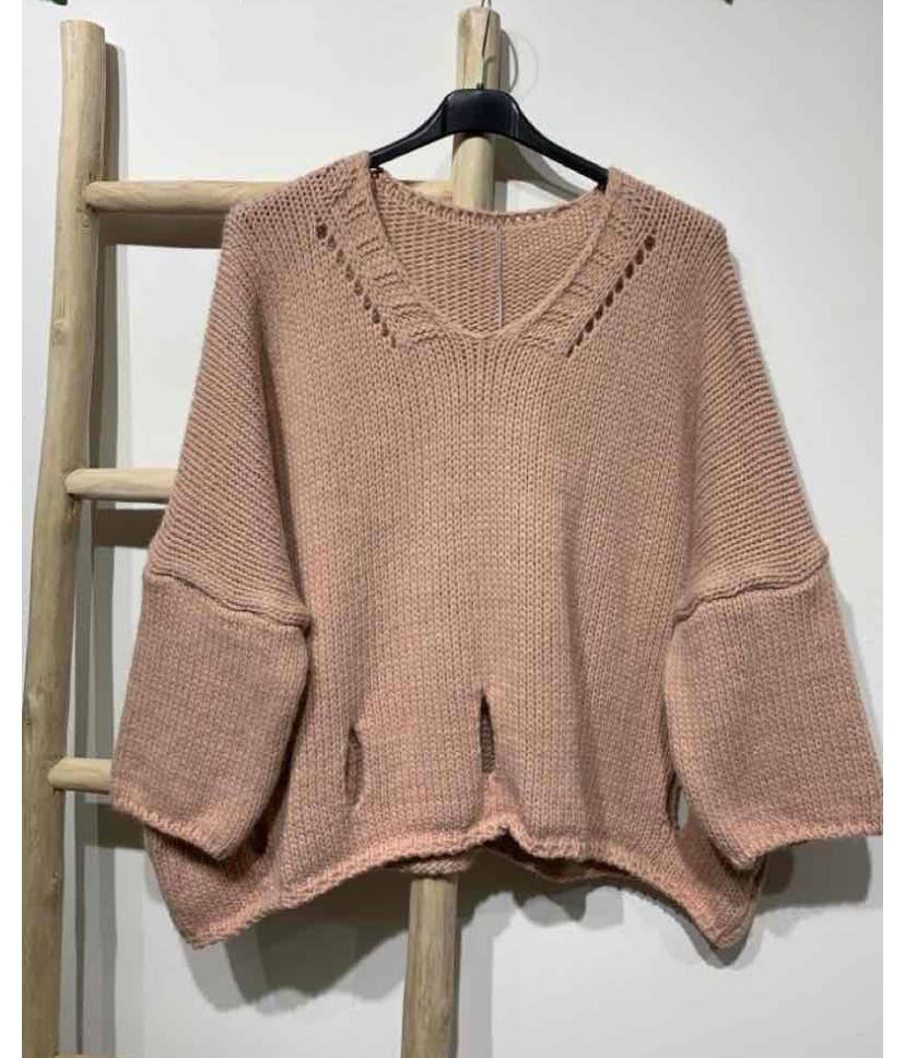 SWEATER 0860 FALL WINTER CLOTHING ALPACA