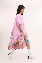 Floral Shirt Dress