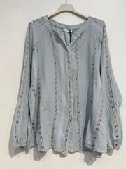 Embroidered Cotton Blouse