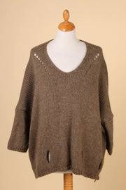 SWEATER 0860 FALL WINTER CLOTHING ALPACA