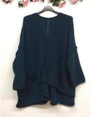 2-Pocket V-Neck Sweater