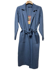 Classic knitted coat 13103. FALL WINTER CLOTHING