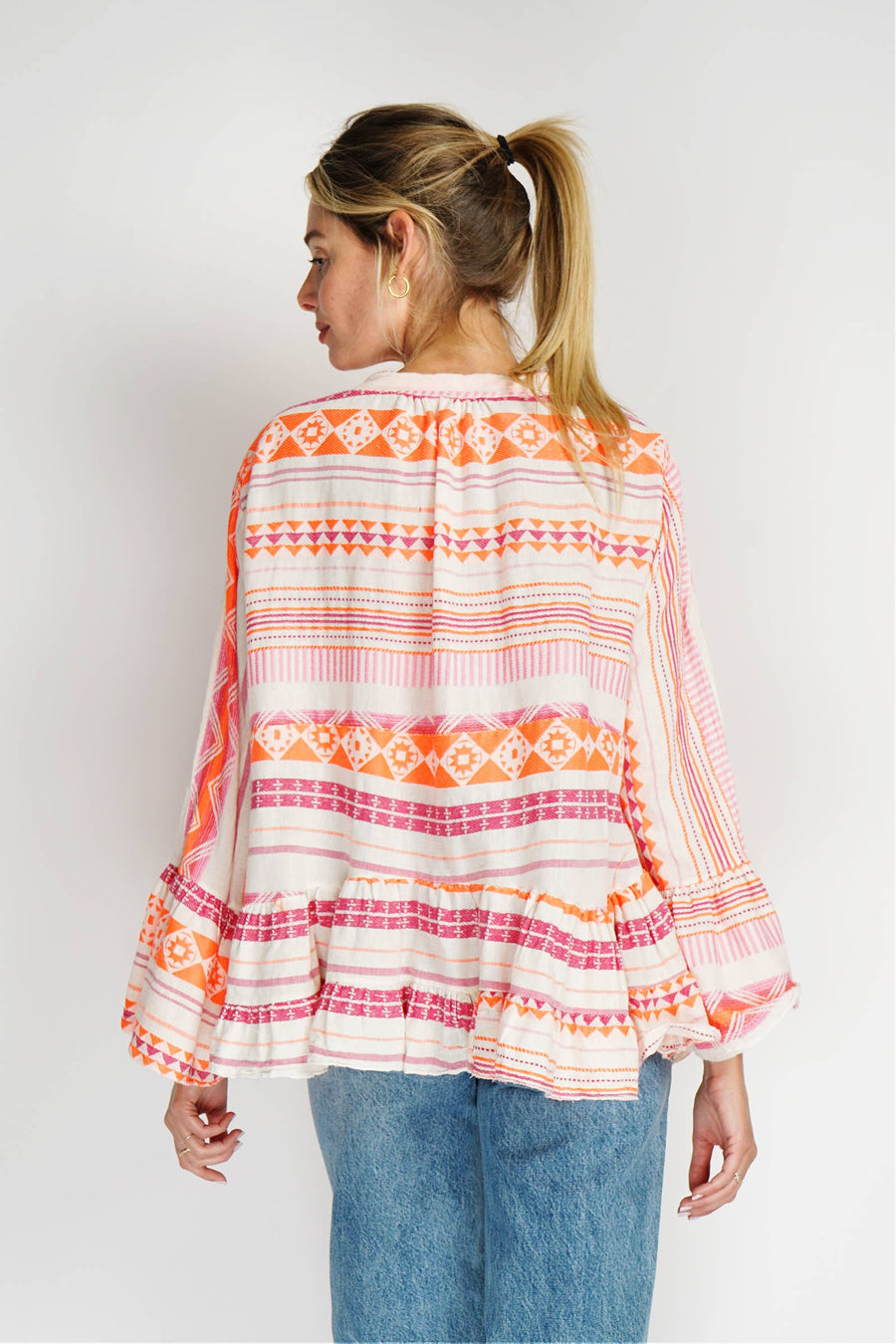 Printed Cotton Blouse
