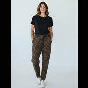 Animal Print Belted Magic Pants