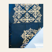 Embroidered Cashmere feel scarf
