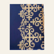 Embroidered Cashmere feel scarf