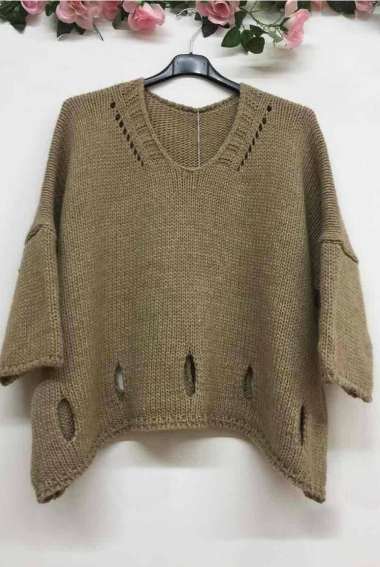 SWEATER 0860 FALL WINTER CLOTHING ALPACA
