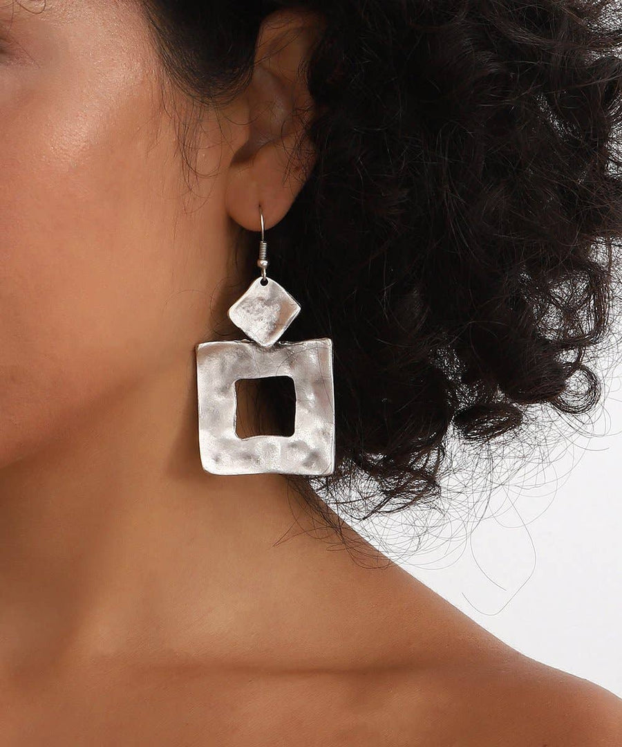 Silver plated earrings