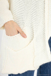 2-Pocket V-Neck Sweater