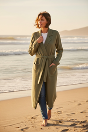 Classic knitted coat 13103. FALL WINTER CLOTHING