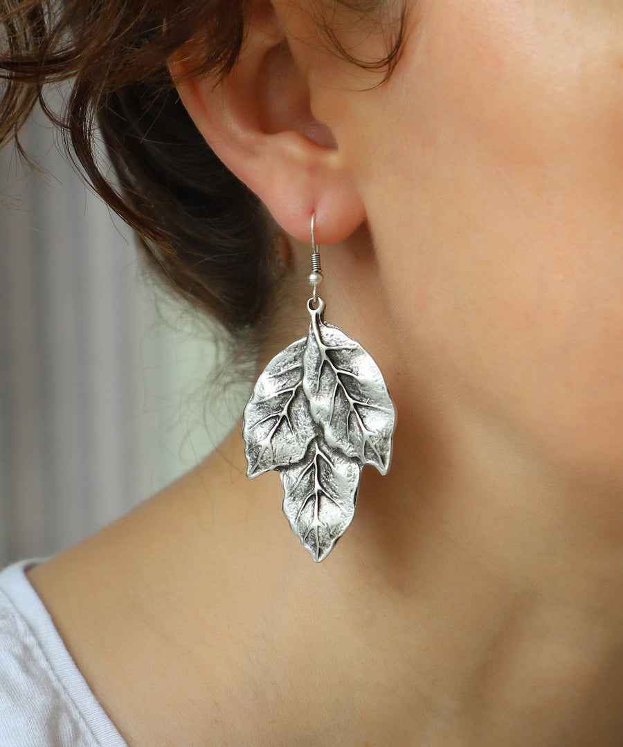 Fine silver plated hand made jewelry set