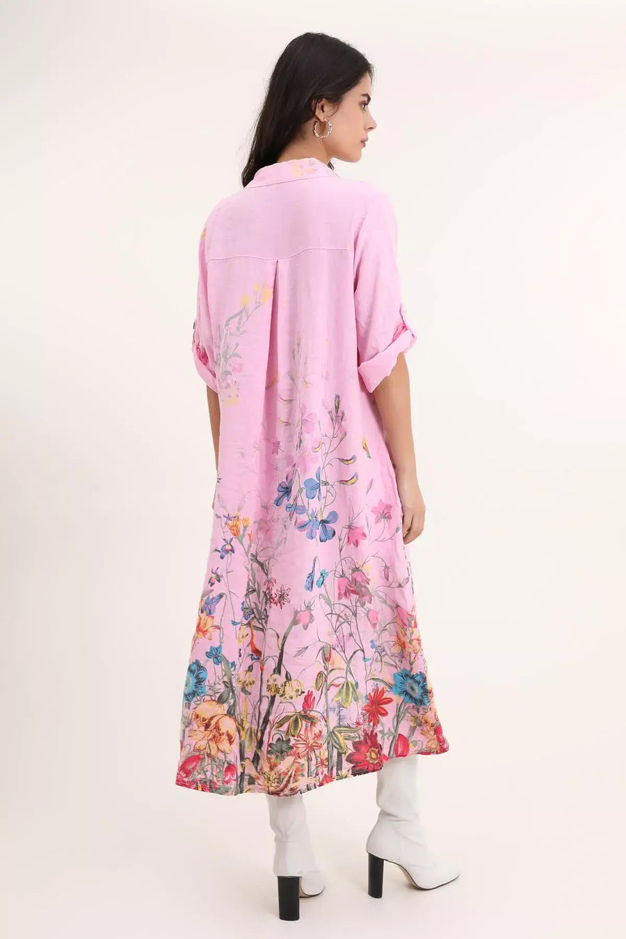 Floral Shirt Dress