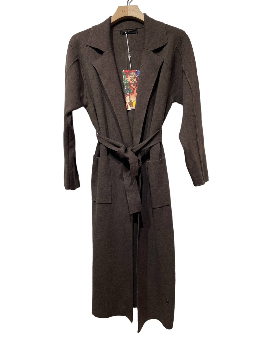 Classic knitted coat 13103. FALL WINTER CLOTHING