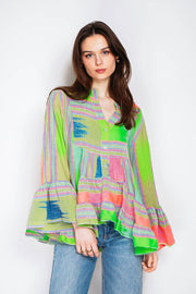 Embroidered Cotton Blouse