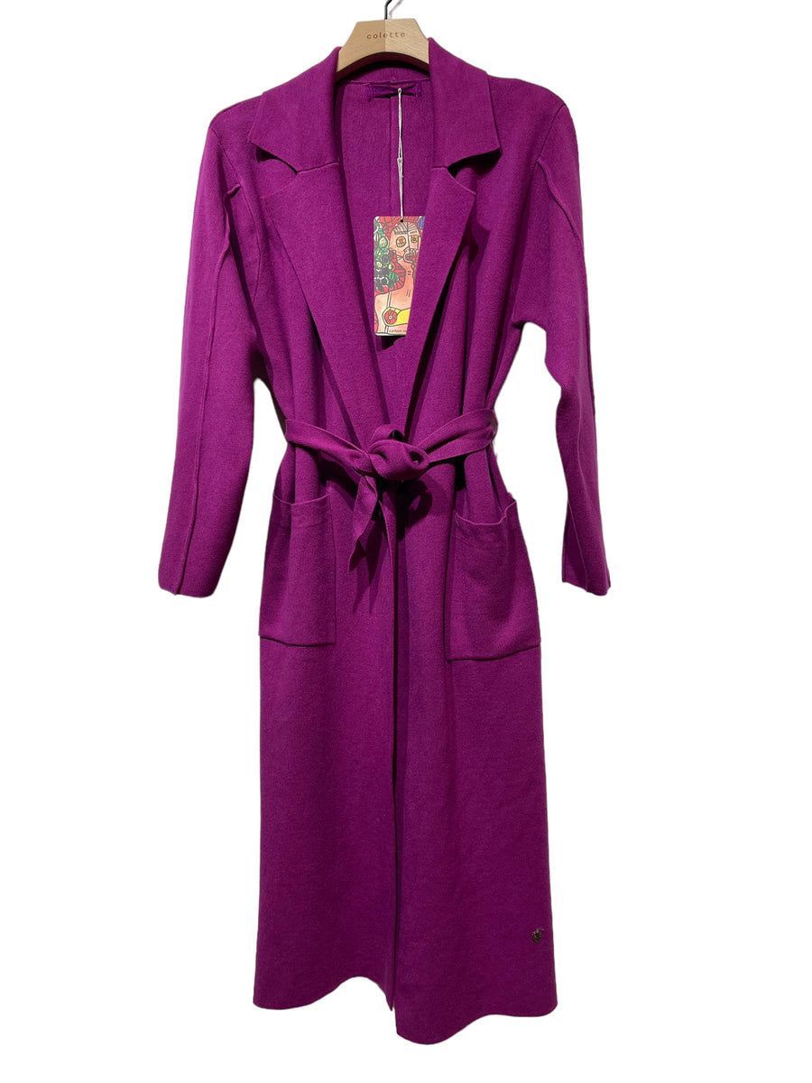 Classic knitted coat 13103. FALL WINTER CLOTHING