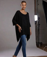 Classic Silk Poncho: Beige / Missy