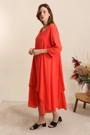 Two-layered Cotton Dress
