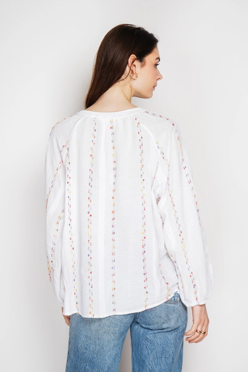 Embroidered Cotton Blouse