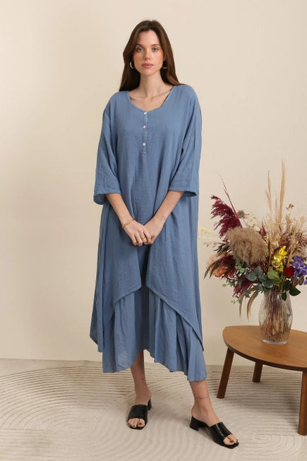 Two-layered Cotton Dress